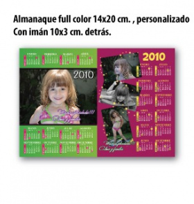 Almanaque personalizado